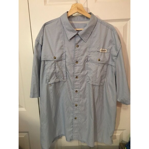 MAGELLAN OUTDOORS‎ MEN’S Sz 2XL VENTED SHIRT BLUE - Picture 4 of 8